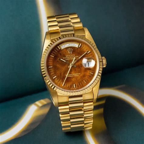 wood rolex